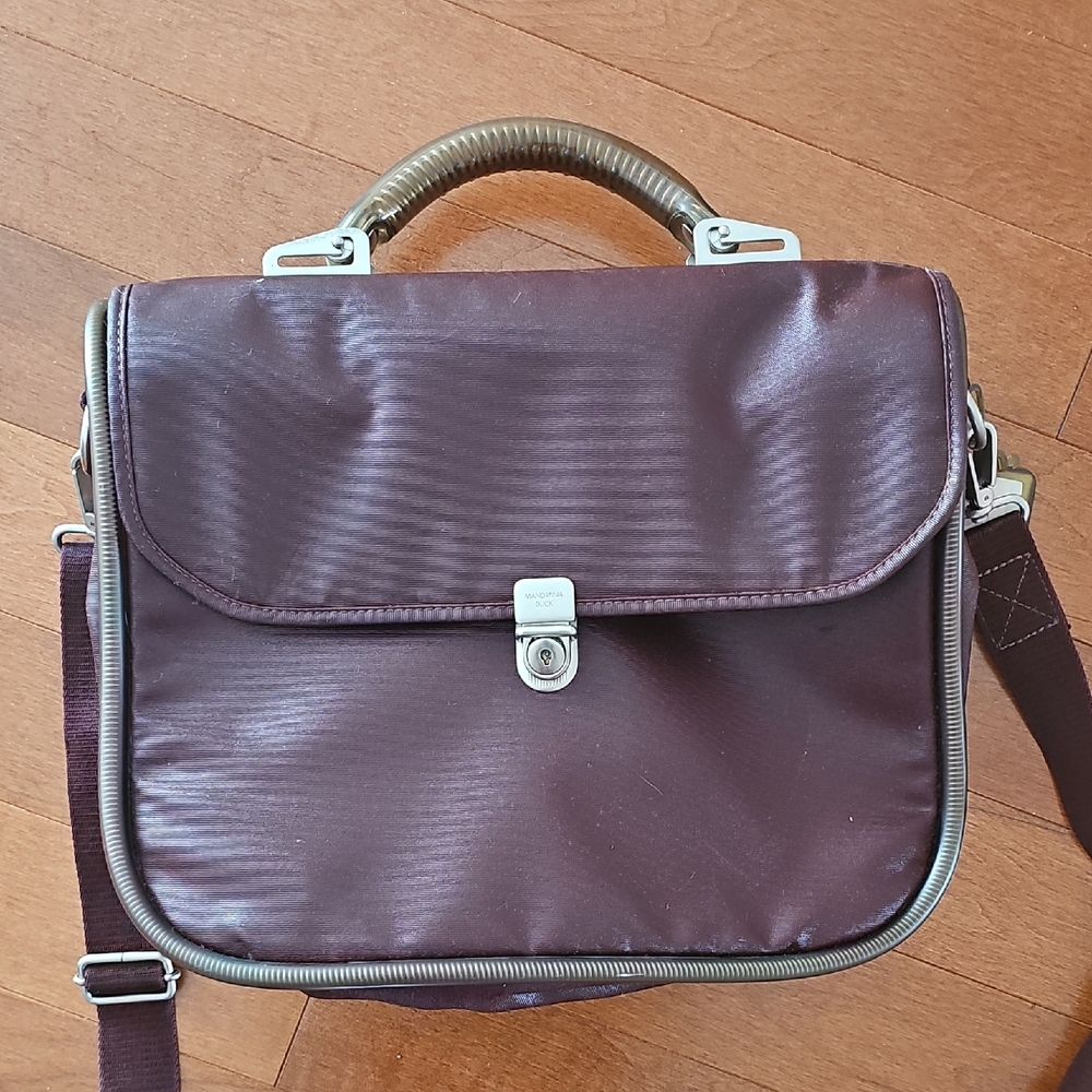 Mandarina Duck Vintage Hand Shoulder Crossbody Bag for Men and Women